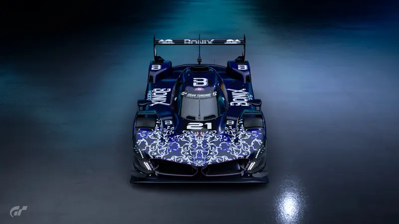 M Hybrid V8, from above